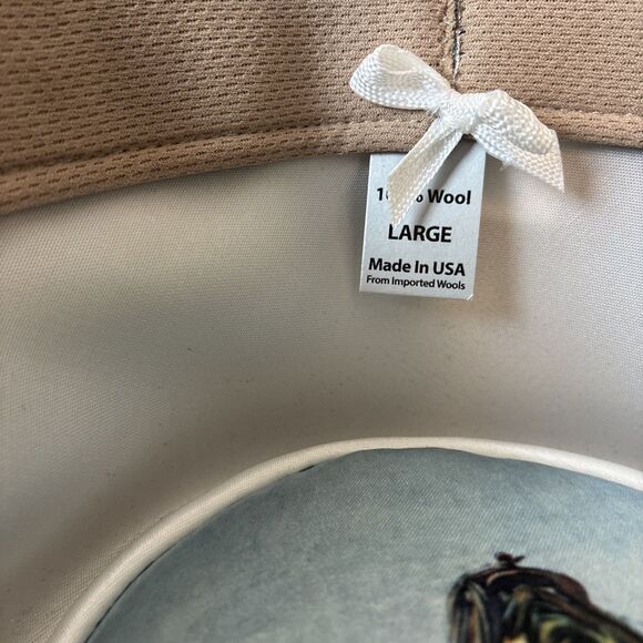 NWT Stetson The Rawlins, Size Large, KB Oak Brown, 100% Wool, USA, Cowboy Hat - Picture 16 of 16